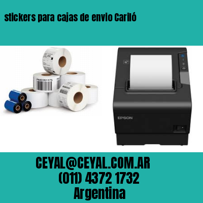 stickers para cajas de envio Cariló