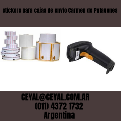 stickers para cajas de envio Carmen de Patagones