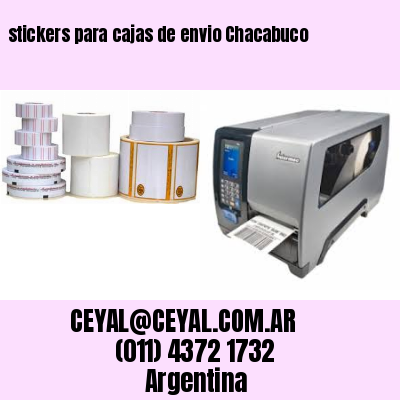 stickers para cajas de envio Chacabuco