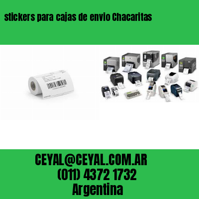 stickers para cajas de envio Chacaritas
