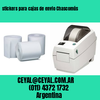 stickers para cajas de envio Chascomús