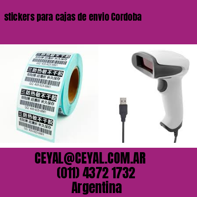 stickers para cajas de envio Cordoba