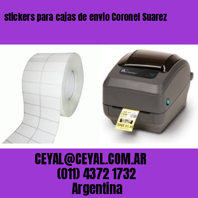 stickers para cajas de envio Coronel Suarez
