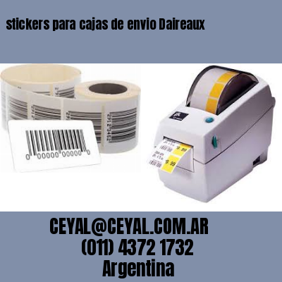 stickers para cajas de envio Daireaux
