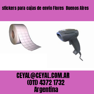 stickers para cajas de envio Flores  Buenos Aires