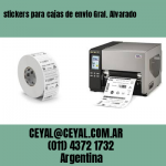stickers para cajas de envio Gral. Alvarado