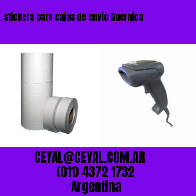 stickers para cajas de envio Guernica