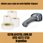 stickers para cajas de envio Hipólito Yrigoyen
