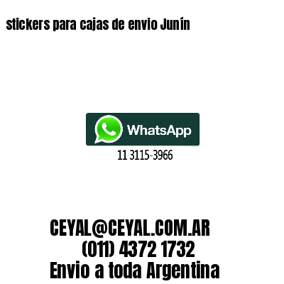 stickers para cajas de envio Junín