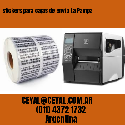 stickers para cajas de envio La Pampa