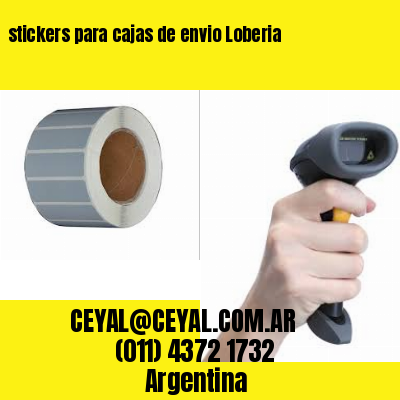 stickers para cajas de envio Loberia