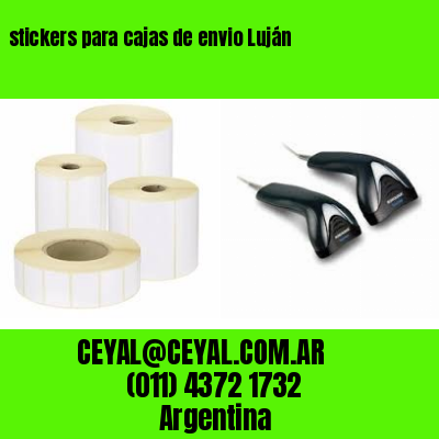 stickers para cajas de envio Luján