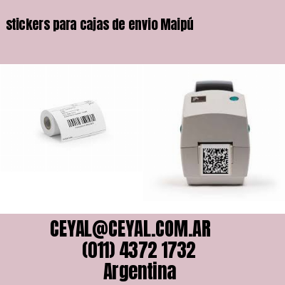 stickers para cajas de envio Maipú