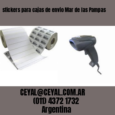 stickers para cajas de envio Mar de las Pampas