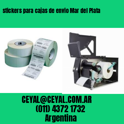 stickers para cajas de envio Mar del Plata