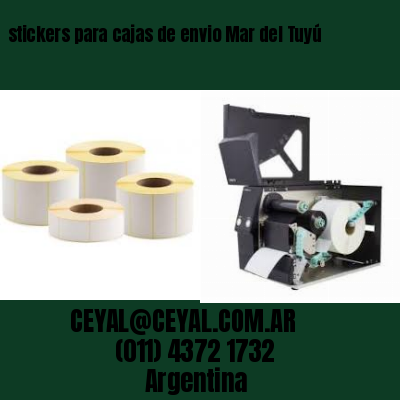 stickers para cajas de envio Mar del Tuyú