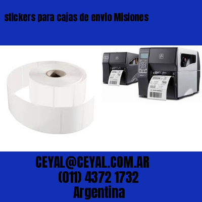 stickers para cajas de envio Misiones