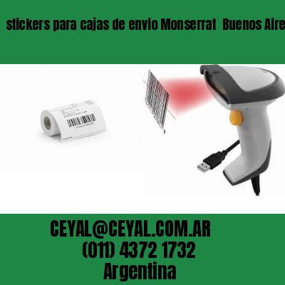 stickers para cajas de envio Monserrat  Buenos Aires