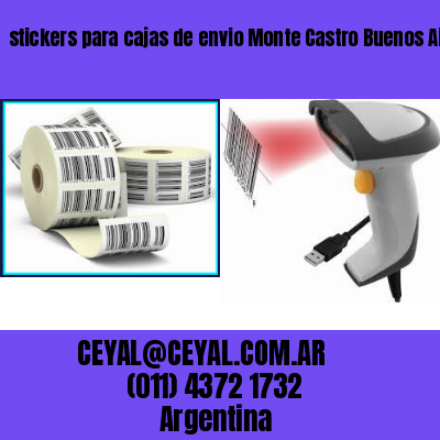 stickers para cajas de envio Monte Castro Buenos Aires