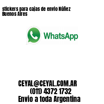 stickers para cajas de envio Núñez  Buenos Aires