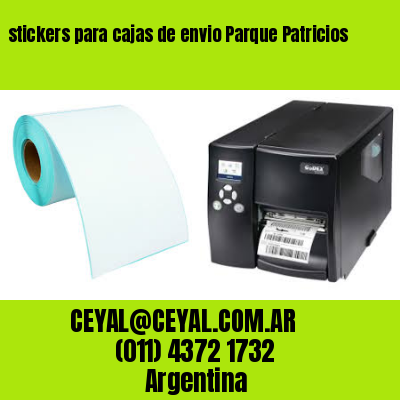 stickers para cajas de envio Parque Patricios