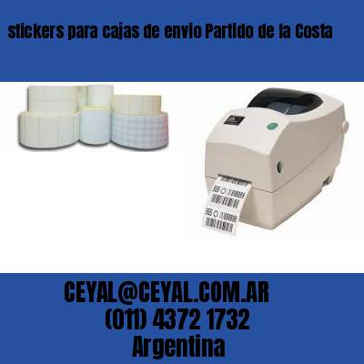 stickers para cajas de envio Partido de la Costa