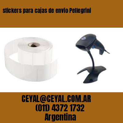 stickers para cajas de envio Pellegrini