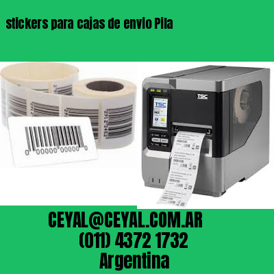 stickers para cajas de envio Pila