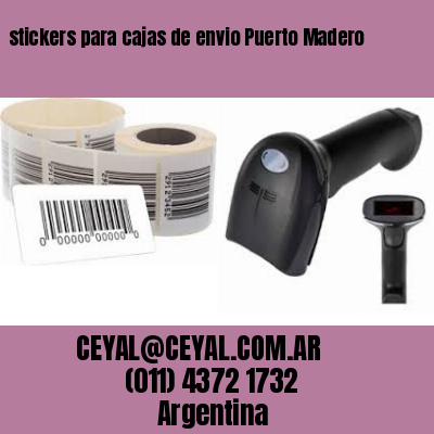 stickers para cajas de envio Puerto Madero