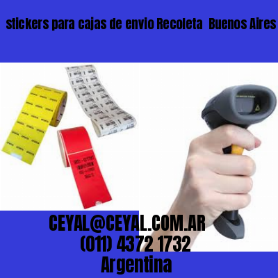 stickers para cajas de envio Recoleta  Buenos Aires