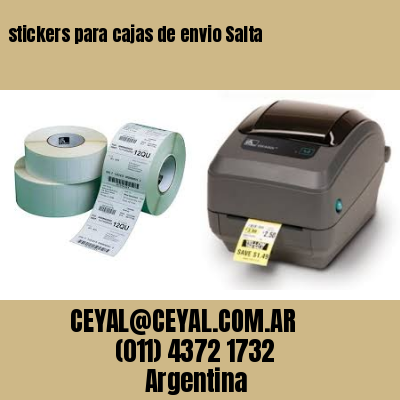 stickers para cajas de envio Salta