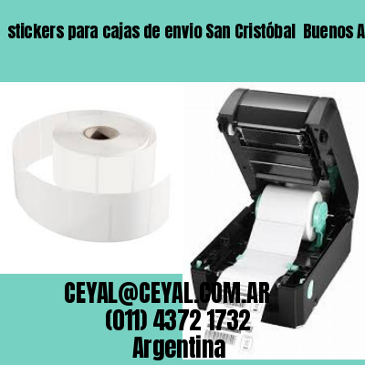 stickers para cajas de envio San Cristóbal  Buenos Aires