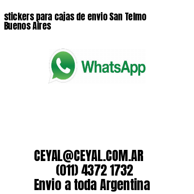 stickers para cajas de envio San Telmo  Buenos Aires