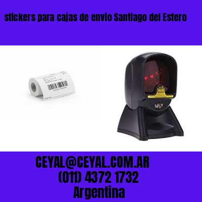 stickers para cajas de envio Santiago del Estero