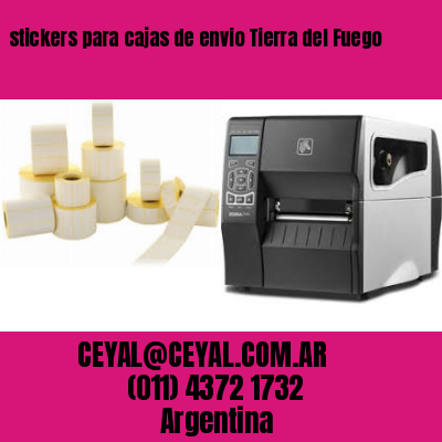 stickers para cajas de envio Tierra del Fuego