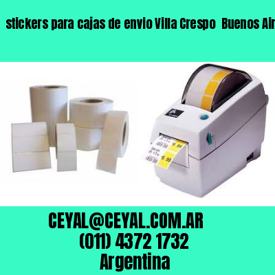 stickers para cajas de envio Villa Crespo  Buenos Aires