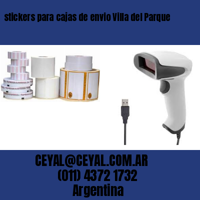 stickers para cajas de envio Villa del Parque