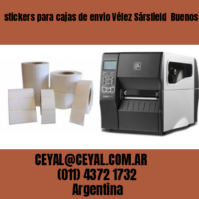 stickers para cajas de envio Vélez Sársfield  Buenos Aires