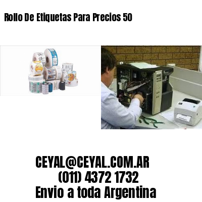 Rollo De Etiquetas Para Precios 50