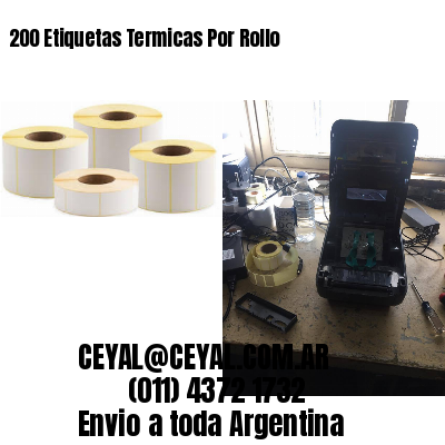 200 Etiquetas Termicas Por Rollo