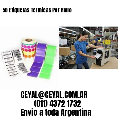 50 Etiquetas Termicas Por Rollo