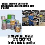 Fabrica E Impresion De Etiquetas Autoadhesivas Agronomia Buenos Aires Argentina