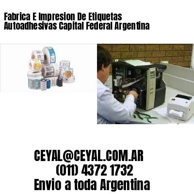 Fabrica E Impresion De Etiquetas Autoadhesivas Capital Federal Argentina