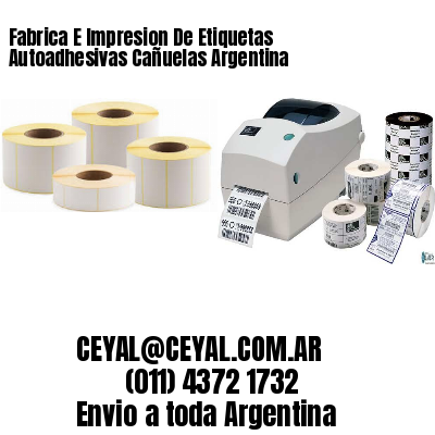 Fabrica E Impresion De Etiquetas Autoadhesivas Cañuelas Argentina