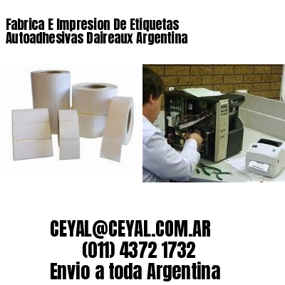 Fabrica E Impresion De Etiquetas Autoadhesivas Daireaux Argentina