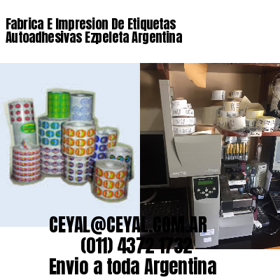 Fabrica E Impresion De Etiquetas Autoadhesivas Ezpeleta Argentina