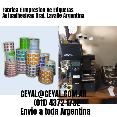 Fabrica E Impresion De Etiquetas Autoadhesivas Gral. Lavalle Argentina