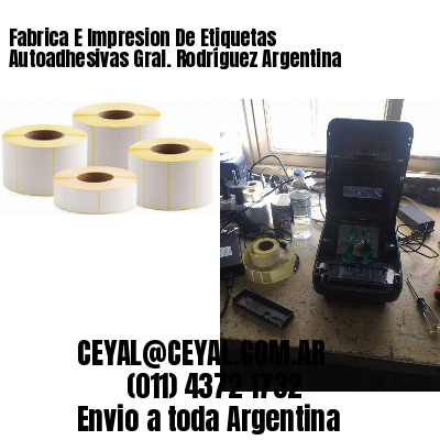 Fabrica E Impresion De Etiquetas Autoadhesivas Gral. Rodríguez Argentina