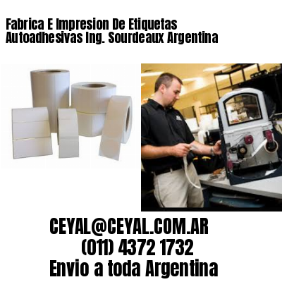Fabrica E Impresion De Etiquetas Autoadhesivas Ing. Sourdeaux Argentina
