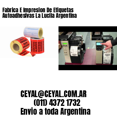 Fabrica E Impresion De Etiquetas Autoadhesivas La Lucila Argentina